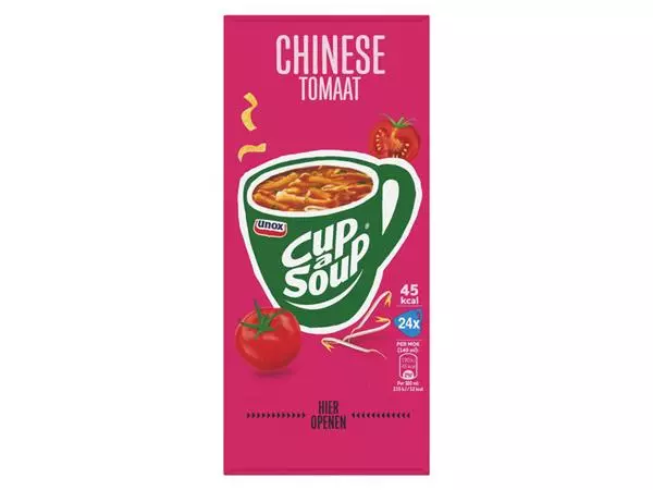Een Cup-a-Soup Unox Chinese tomaat 140ml koop je bij KantoorProfi België BV