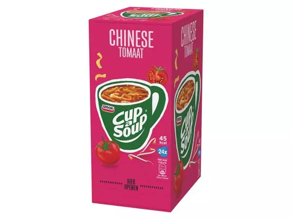 Een CUP-A-SOUP UNOX CHINESE TOMAAT 140ML koop je bij Kantoorvakhandel van der Heijde