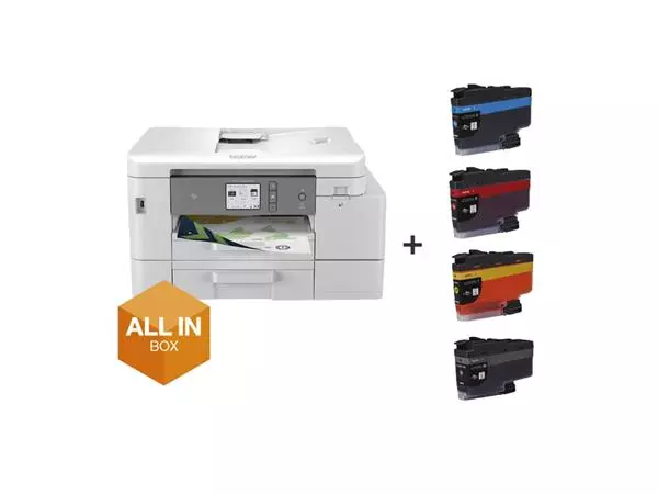 Een Multifunctional inktjet printer Brother MFC-J4540DWXL all-in-box koop je bij MV Kantoortechniek B.V.