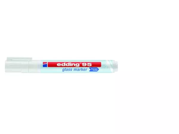 Een Viltstift edding 95 glasbord rond 1.5-3mm wit koop je bij NiceSupplies.nl