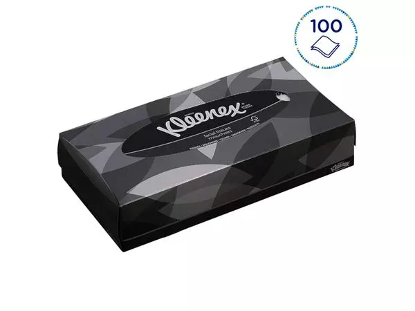 Een TISSUES KLEENEX 2-LAAGS WIT 21.5X18.6CM 21X100ST koop je bij Kantoorvakhandel van der Heijde