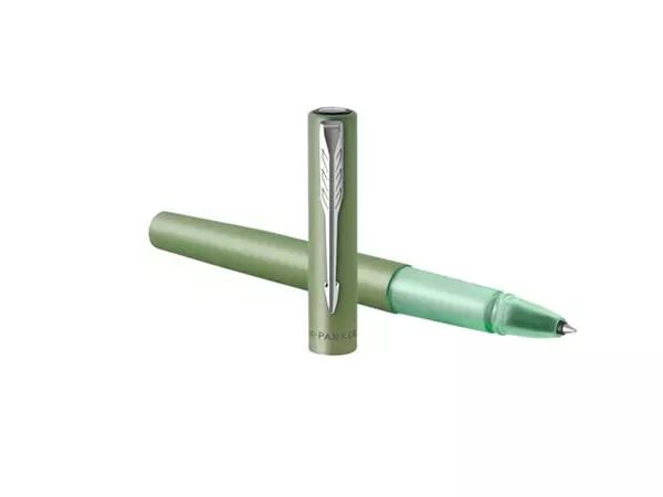 Een Rollerpen Parker Vector XL green medium koop je bij Buro De Peuter