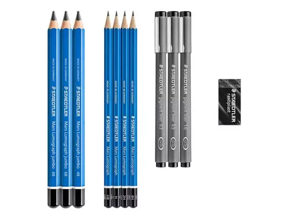 Een Potlood Staedtler Design Journey schetsset 12-delig koop je bij NiceSupplies.nl