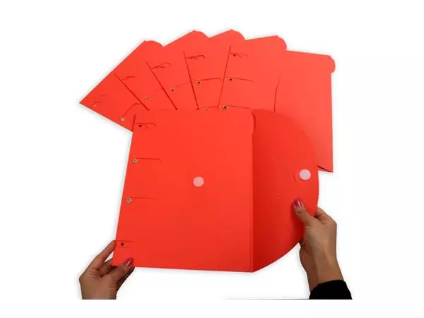 Een SMARTFOLDER - PAK VAN 6 - A4 - ROOD koop je bij Kantoorvakhandel van der Heijde