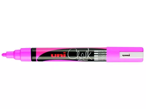 Een Krijtstift Uni-ball chalk rond 1.8-2.5mm fluor roze koop je bij Van Leeuwen Boeken- en kantoorartikelen