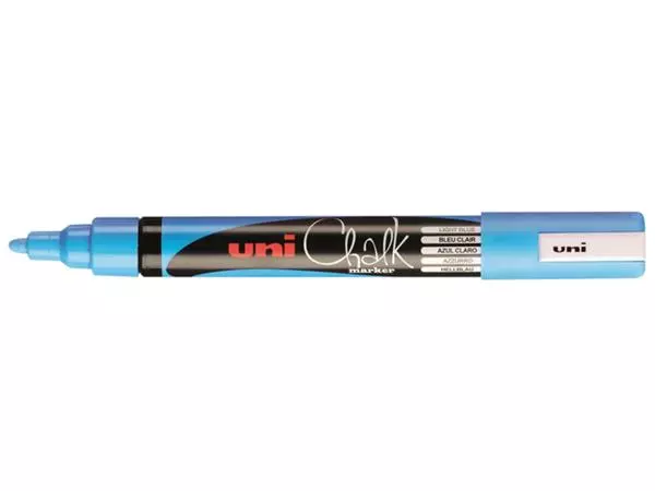 Een Krijtstift Uni-ball chalk rond 1.8-2.5mm lichtblauw koop je bij Van Leeuwen Boeken- en kantoorartikelen