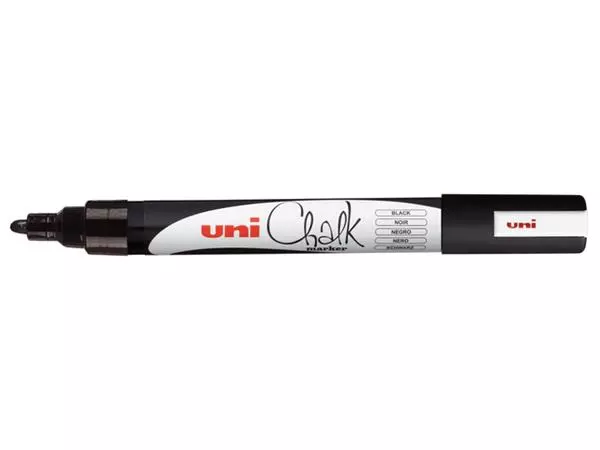 Een Krijtstift Uni-ball chalk rond 1.8-2.5mm zwart koop je bij Van Leeuwen Boeken- en kantoorartikelen