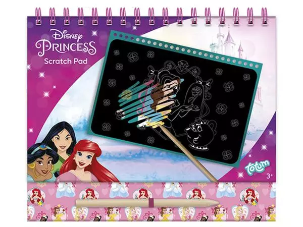 Knutselset Totum Disney Princess scratchbook