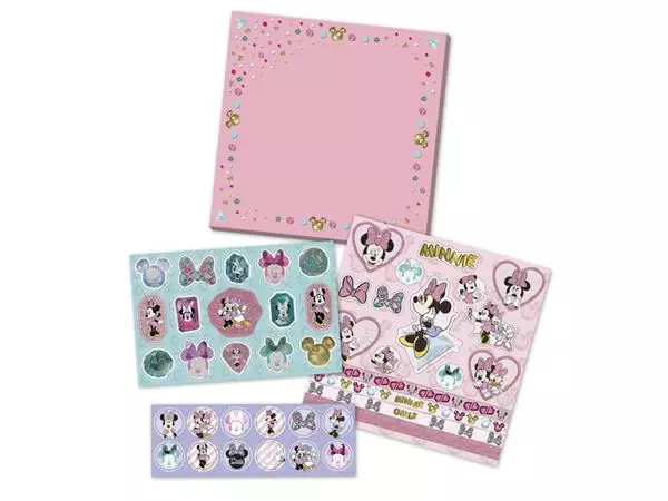 Een Stickerset Totum Minnie Mouse koop je bij Buro De Peuter