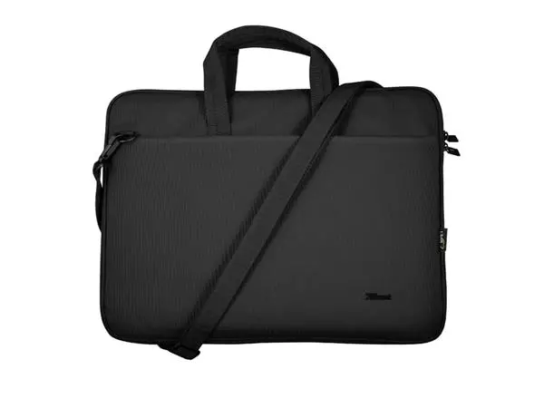 Een Laptoptas Trust Bologna Eco 16 inch zwart koop je bij Buro De Peuter