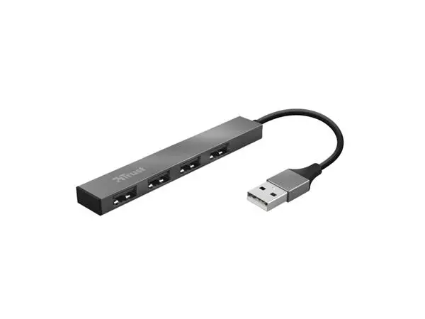 Een Hub Trust Mini USB Halyx 4 poorts koop je bij KantoorProfi België BV