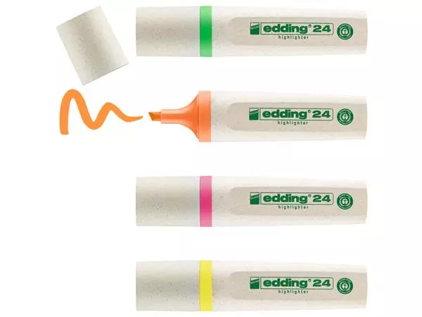 Een Markeerstift edding 24 Ecoline assorti set à 4 stuks koop je bij NiceSupplies.nl