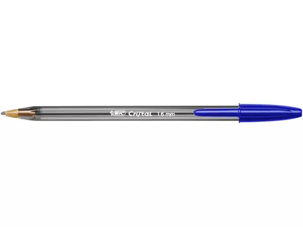 Een Balpen Bic Cristal large blauw koop je bij Unimark Office B.V.