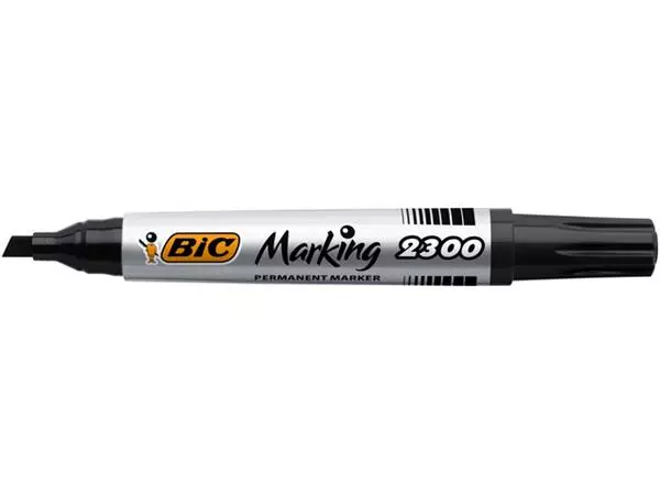 Een Viltstift Bic 2300 ecolutions schuin medium zwart koop je bij Van Leeuwen Boeken- en kantoorartikelen