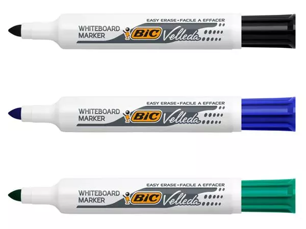 Een Viltstift Bic Velleda 1711 whiteboard rond large groen koop je bij Buro De Peuter