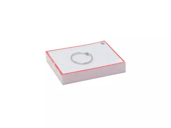 Een Flashcards A7 Rood incl. clipring koop je bij MV Kantoortechniek B.V.