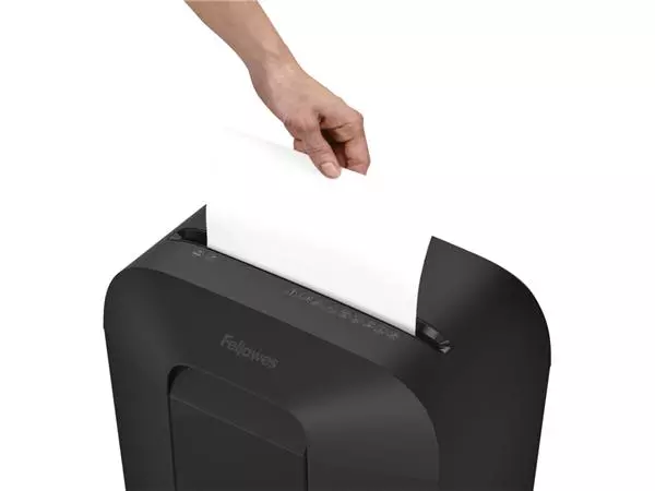 Een Papiervernietiger Fellowes Powershred LX41 snippers 4x12mm zwart koop je bij NiceSupplies.nl