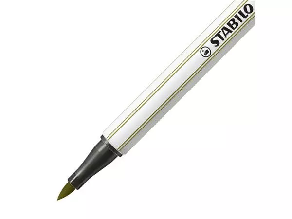 Een BRUSHSTIFT STABILO PEN 68/37 MODDERGROEN koop je bij Kantoorvakhandel van der Heijde