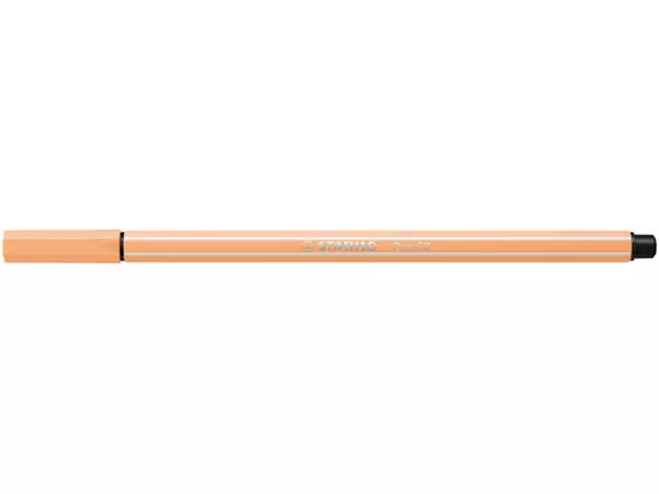 Een Viltstift STABILO Pen 68/25 medium pastel oranje koop je bij NiceSupplies.nl