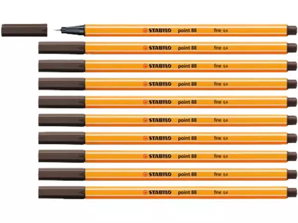 Een FINELINER STABILO POINT 88/65 F AMBER koop je bij Kantoorvakhandel van der Heijde