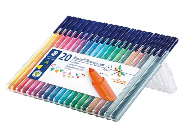 Een Kleurstift Staedtler 323 Triplus color à 20 kleuren koop je bij NiceSupplies.nl