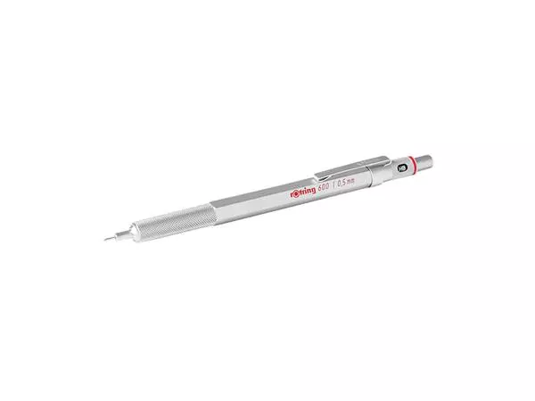 Een Vulpotlood rOtring 600 0,5mm zilver koop je bij NiceSupplies.nl