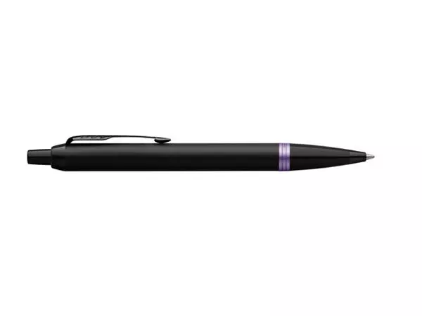 Een Balpen Parker IM black purple vibrant ring medium koop je bij NiceSupplies.nl