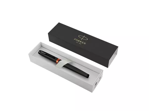 Een Rollerpen Parker IM black orange vibrant ring fijn koop je bij NiceSupplies.nl