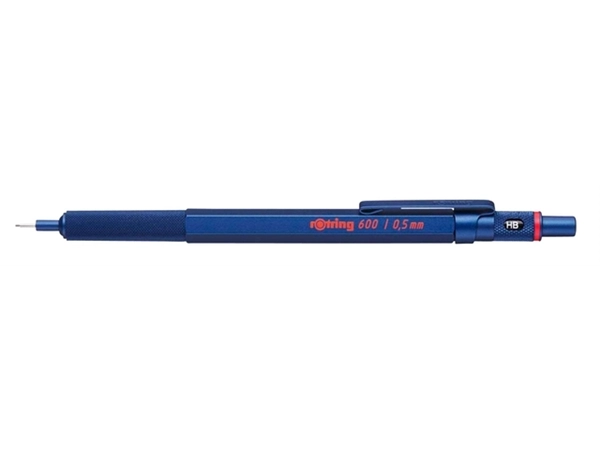 Een Vulpotlood rOtring 600 0,5mm blauw koop je bij Van Hoye Kantoor BV