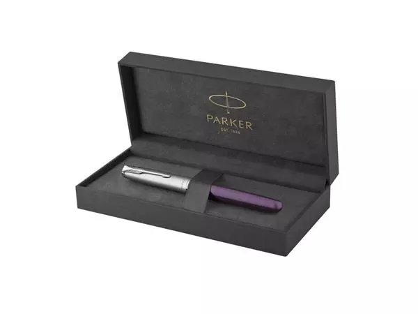 Een Vulpen Parker Sonnet Essential violet lacquer CT fijn koop je bij Kantoorvakhandel van der Heijde