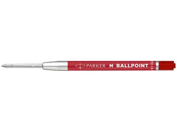 Een Balpenvulling Parker Economic medium rood blister à 2 stuks koop je bij NiceSupplies.nl