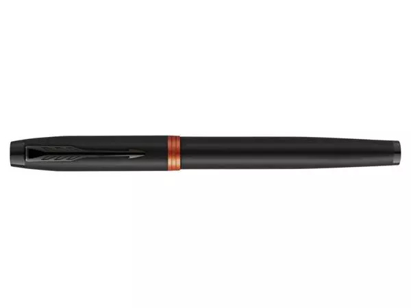 Een Vulpen Parker IM black orange vibrant ring medium koop je bij Kantoorvakhandel van der Heijde