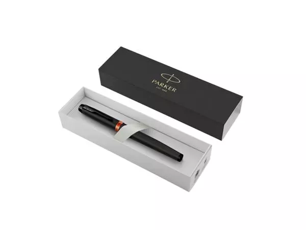 Een Vulpen Parker IM black orange vibrant ring fijn koop je bij KantoorProfi België BV