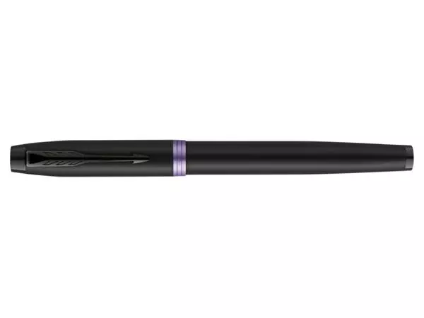 Een Vulpen Parker IM black purple vibrant ring medium koop je bij Kantoorvakhandel van der Heijde