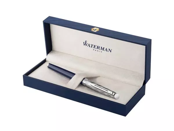 Een Vulpen Waterman Hémisphère L'essence du blue lacquer CT medium koop je bij Buro De Peuter