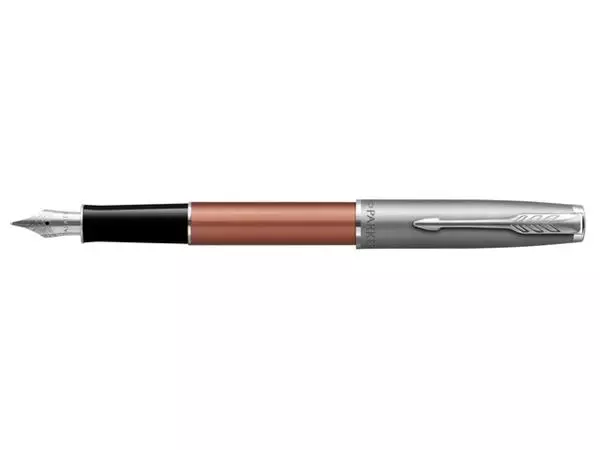 Een Stylo plume Parker Sonnet Essentials Sandblasted Orange CT Medium koop je bij QuickOffice BV