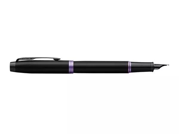 Een Vulpen Parker IM black purple vibrant ring fijn koop je bij NiceSupplies.nl