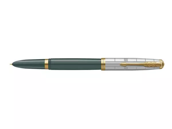 Een Vulpen Parker 51 Premium forest green GT fijn koop je bij Tonerinktshop