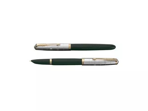 Een Vulpen Parker 51 Premium forest green GT fijn koop je bij NiceSupplies.nl