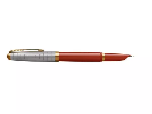 Een Vulpen Parker 51 Premium red rage GT medium koop je bij NiceSupplies.nl