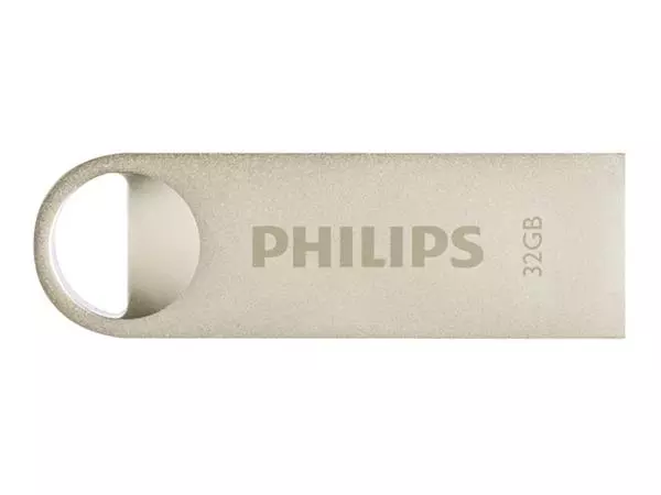 Een USB-stick 2.0 Philips moon vintage silver 32GB koop je bij NiceSupplies.nl