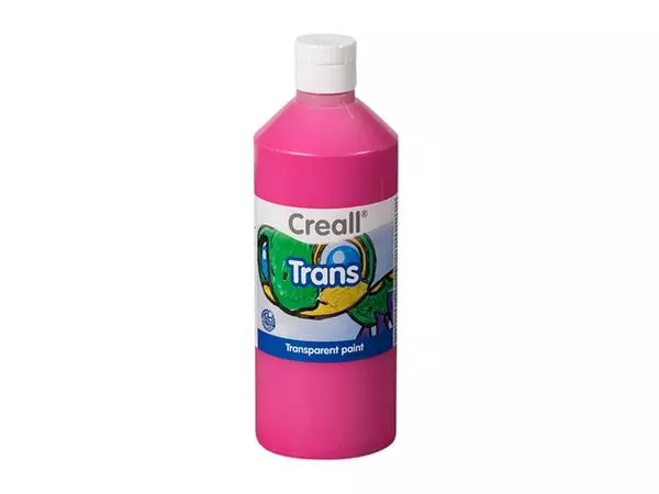 Een Raamverf Creall Trans roze 500ml koop je bij Unimark Office B.V.