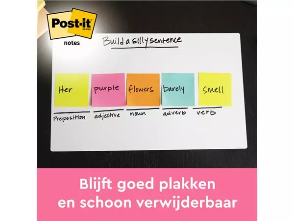 Een Memoblok Post-it 655 76x127mm gelijnd roze 6 stuks koop je bij EconOffice