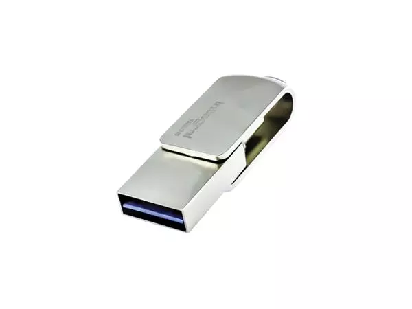 Een USB-stick Integral 3.0 USB-360-C Dual 128GB koop je bij Unimark Office B.V.