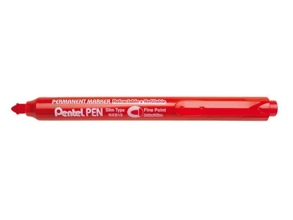 Een Viltstift Pentel NXS15 1mm rood koop je bij KantoorProfi België BV