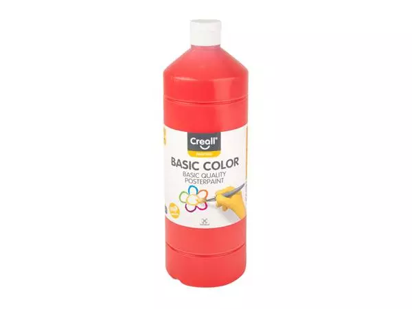 Een Plakkaatverf Creall basic lichtrood 1000ml koop je bij KantoorProfi België BV