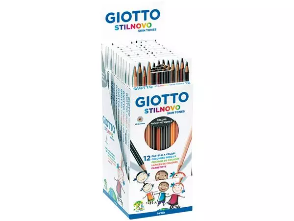 Een Potlood Giotto Stilnovo skin tones 12 stuks koop je bij NiceSupplies.nl