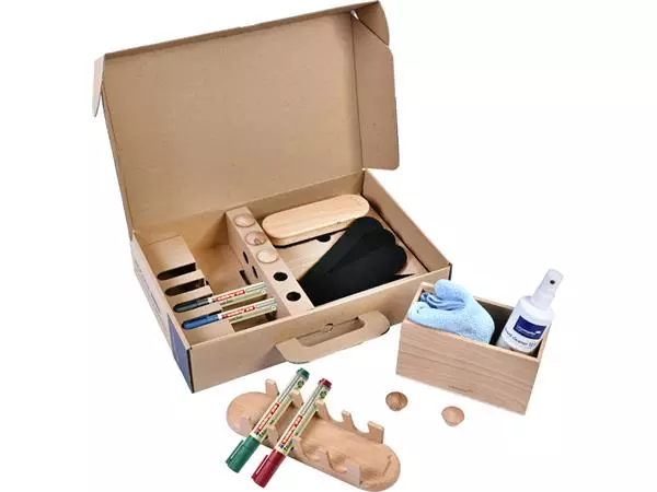 Een WHITEBOARD ACCESSOIRE STARTERKIT LEGAMASTER WOODEN koop je bij Kantoorvakhandel van der Heijde