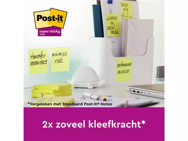 Een Memoblok Post-it 622 RSS12CY 47,6x47,6mm canary yellow 12 stuks koop je bij L&N Partners voor Partners B.V.