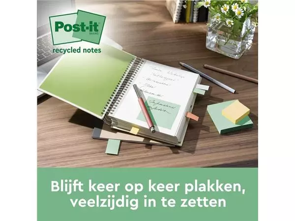 Een MEMOBLOK POST-IT 654 RSS12COL 76X76MM RECY COLOUR koop je bij Kantoorvakhandel van der Heijde